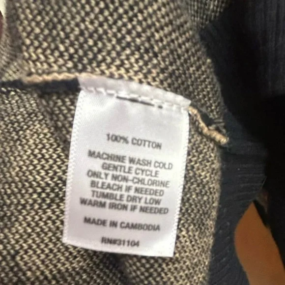 Kim Rogers Black and Tan Cardigan - Picture 5 of 8